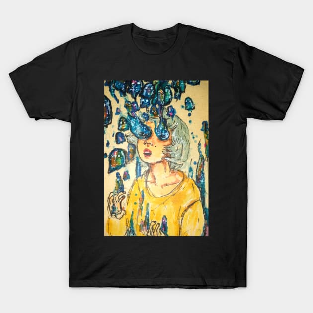 inner thoughts T-Shirt by YaebaArts